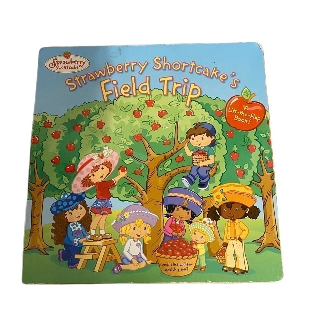 Strawberry Shortcake’s Field Trip Lift a Flap Book Kids Hardcover